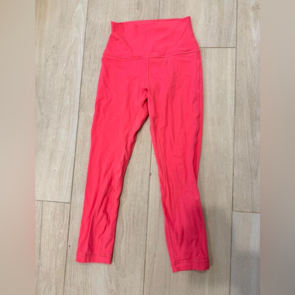 Lululemon Align 23” leggings in Lipgloss pink, size 4